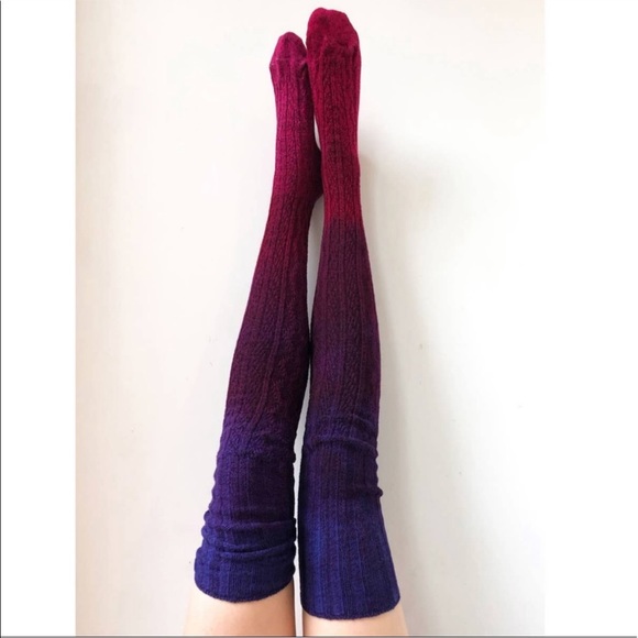 Cable knit Luxury Thigh Highs - Picture 6 of 6